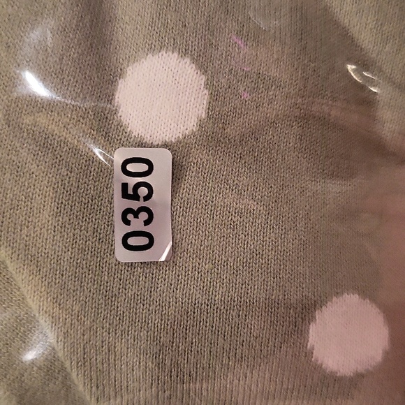 Liz Claiborne 2 Button Closure Cardigan Polka Dot Green XL - Picture 7 of 7